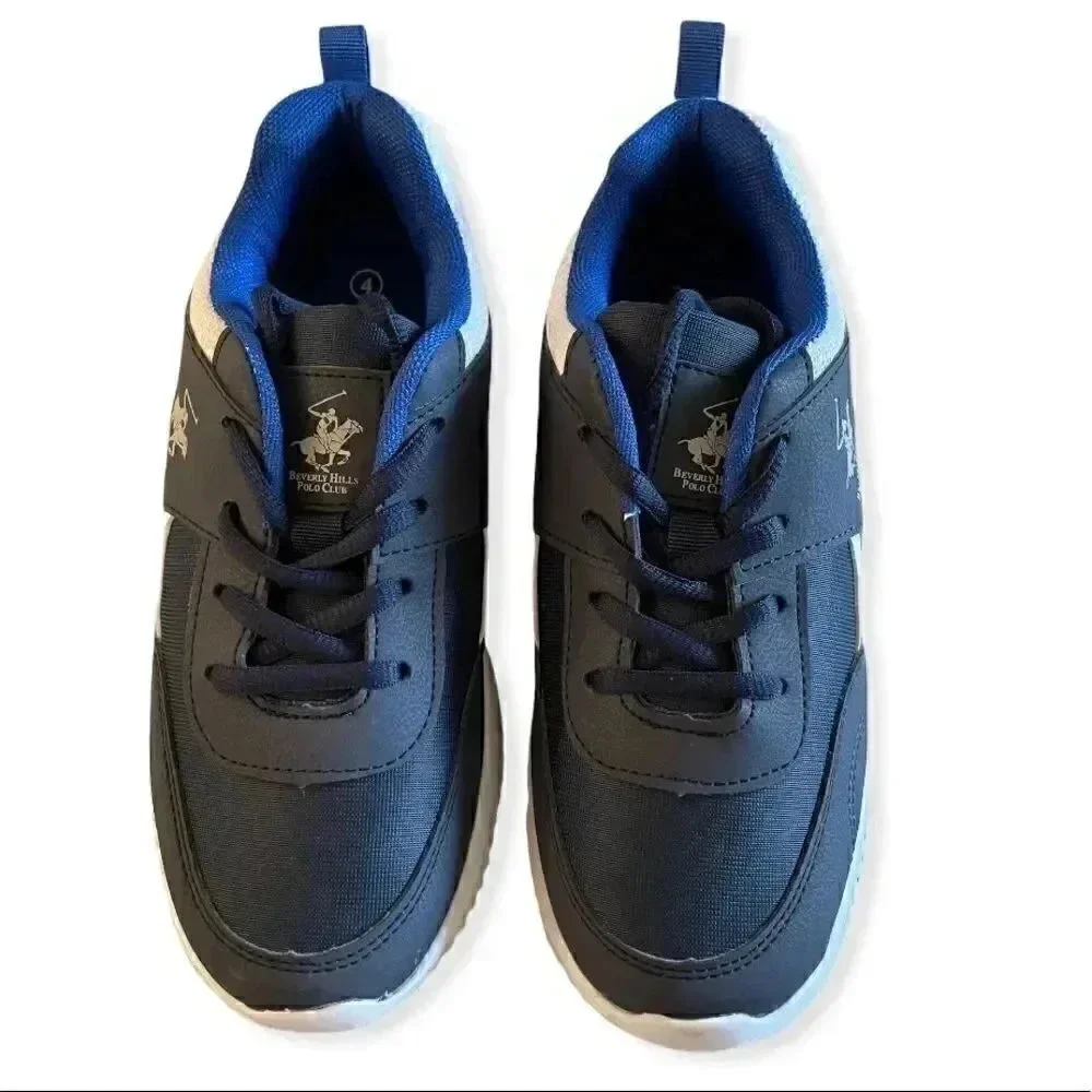 NWT BOYS' BEVERLY HILLS POLO CLUB KIDS LACE-UP SNEAKERS